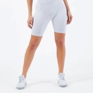 Gymshark Women's Light Gray Athletic Shorts Like New